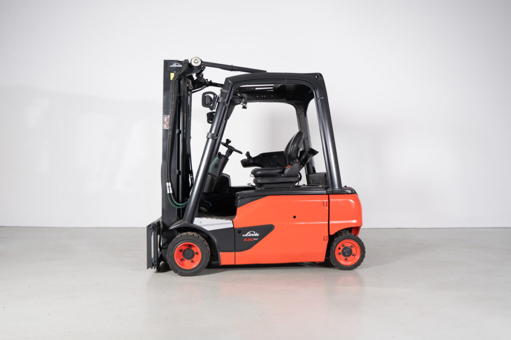 Empilhador elétrico usado Linde E20PL-02 capacidade de 2000kg
