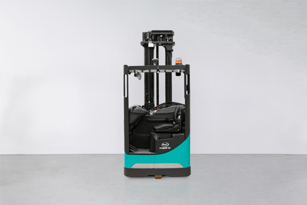 Retrátil elétrico novo Baoli KBR16 em armazém logístico