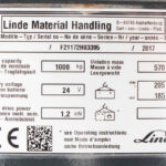 Stacker Elétrico Linde L10 Usado em bom estado