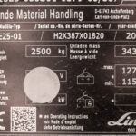 Empilhador Elétrico Usado E25-01 com capacidade de 2500kg