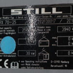 Empilhador a Diesel Usado Still RX70-25 com capacidade de 2500kg