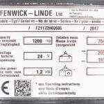 Stacker Elétrico Linde L12 Usado em bom estado