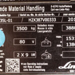 Empilhador Elétrico Usado E35L-01 com capacidade de 3500 kg