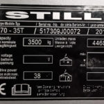 Empilhador a Diesel Usado Still RX70-35T com capacidade de 3500kg