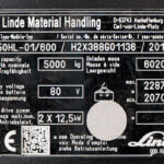 Empilhador Elétrico Usado E50HL-01 com capacidade de 5000 kg