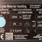 Empilhador Elétrico Usado E16H-02 com capacidade de 1600 kg