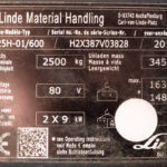 Empilhador Elétrico Usado E25H-01/600 com capacidade de 2500 kg