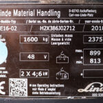Empilhador Elétrico Usado E16-02 com capacidade de 1600 kg