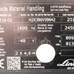 Empilhador Elétrico Usado E16-02 com capacidade de 1600 kg