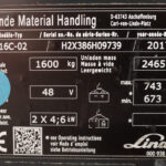 Empilhador Elétrico Usado E16C-02 com capacidade de 1600 kg