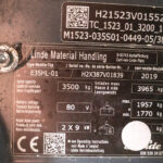 Empilhador Elétrico Usado E35HL-01 com capacidade de 3500 kg