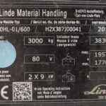 Empilhador Elétrico Usado E30HL-01/600 com capacidade de 3000 kg
